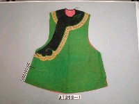 藏品(女子綢布大襟背心)的圖片